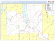 Schuyler, NY County <br /> Wall Map Map