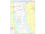 Seneca, NY County <br /> Wall Map Map