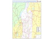 Washington, NY County <br /> Wall Map Map
