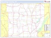 Wyoming, NY County <br /> Wall Map Map
