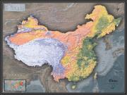China <br /> Physical <br /> Wall Map Map