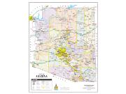 Arizona <br /> Wall Map Map