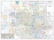 Phoenix Metropolitan <br /> Wall Map Map