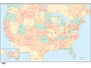US Political Wall Map
