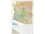 Arizona Indexed Wall Map