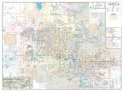 Phoenix Metropolitan Zip Code Wall Map
