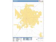 Bloomington <br /> Wall Map <br /> Basic Style 2024 Map