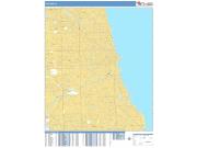 Chicago <br /> Wall Map <br /> Basic Style 2022 Map