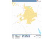 Bloomington <br /> Wall Map <br /> Basic Style 2024 Map