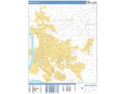 Baton Rouge <br /> Wall Map <br /> Basic Style 2022 Map