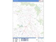 Ellicott City <br /> Wall Map <br /> Basic Style 2022 Map