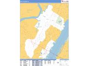 North Bergen <br /> Wall Map <br /> Basic Style 2024 Map