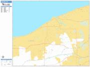 Lorain <br /> Wall Map <br /> Basic Style 2024 Map