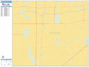West Allis <br /> Wall Map <br /> Basic Style 2024 Map