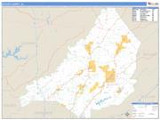 Blount County, AL <br /> Wall Map <br /> Zip Code <br /> Basic Style 2024 Map