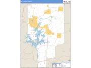 Tallapoosa County, AL <br /> Wall Map <br /> Zip Code <br /> Basic Style 2024 Map