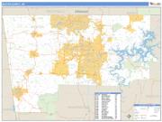 Benton County, AR <br /> Wall Map <br /> Zip Code <br /> Basic Style 2024 Map