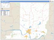 Conway County, AR <br /> Wall Map <br /> Zip Code <br /> Basic Style 2024 Map