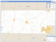 Fulton County, AR <br /> Wall Map <br /> Zip Code <br /> Basic Style 2024 Map