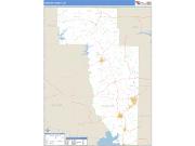 Howard County, AR <br /> Wall Map <br /> Zip Code <br /> Basic Style 2024 Map