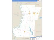 Lafayette County, AR <br /> Wall Map <br /> Zip Code <br /> Basic Style 2024 Map