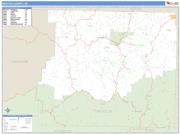 Newton County, AR <br /> Wall Map <br /> Zip Code <br /> Basic Style 2024 Map