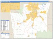 Washington County, AR <br /> Wall Map <br /> Zip Code <br /> Basic Style 2024 Map