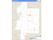 Woodruff County, AR <br /> Wall Map <br /> Zip Code <br /> Basic Style 2024 Map