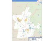 Butte County, CA <br /> Wall Map <br /> Zip Code <br /> Basic Style 2024 Map
