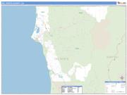 Del Norte County, CA <br /> Wall Map <br /> Zip Code <br /> Basic Style 2024 Map