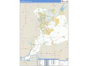 Sacramento County, CA <br /> Wall Map <br /> Zip Code <br /> Basic Style 2024 Map