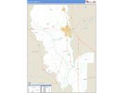 Sutter County, CA <br /> Wall Map <br /> Zip Code <br /> Basic Style 2024 Map