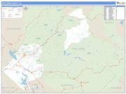 Tuolumne County, CA <br /> Wall Map <br /> Zip Code <br /> Basic Style 2024 Map