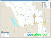 Yolo County, CA <br /> Wall Map <br /> Zip Code <br /> Basic Style 2024 Map