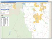 Douglas County, CO <br /> Wall Map <br /> Zip Code <br /> Basic Style 2024 Map