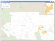 Fremont County, CO <br /> Wall Map <br /> Zip Code <br /> Basic Style 2024 Map