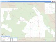 Saguache County, CO <br /> Wall Map <br /> Zip Code <br /> Basic Style 2024 Map