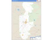 Columbia County, FL <br /> Wall Map <br /> Zip Code <br /> Basic Style 2024 Map