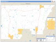 Holmes County, FL <br /> Wall Map <br /> Zip Code <br /> Basic Style 2024 Map