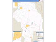 Berrien County, GA <br /> Wall Map <br /> Zip Code <br /> Basic Style 2024 Map