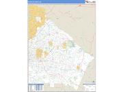 DeKalb County, GA <br /> Wall Map <br /> Zip Code <br /> Basic Style 2024 Map