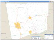 Haralson County, GA <br /> Wall Map <br /> Zip Code <br /> Basic Style 2024 Map