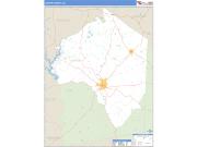 Jasper County, GA <br /> Wall Map <br /> Zip Code <br /> Basic Style 2024 Map