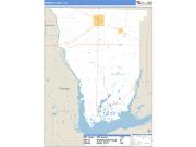 Seminole County, GA <br /> Wall Map <br /> Zip Code <br /> Basic Style 2024 Map