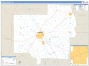 Turner County, GA <br /> Wall Map <br /> Zip Code <br /> Basic Style 2024 Map