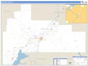 Bingham County, ID <br /> Wall Map <br /> Zip Code <br /> Basic Style 2024 Map