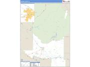 Elmore County, ID <br /> Wall Map <br /> Zip Code <br /> Basic Style 2024 Map