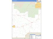 Latah County, ID <br /> Wall Map <br /> Zip Code <br /> Basic Style 2024 Map