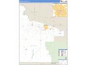 Twin Falls County, ID <br /> Wall Map <br /> Zip Code <br /> Basic Style 2024 Map