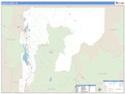 Valley County, ID <br /> Wall Map <br /> Zip Code <br /> Basic Style 2024 Map